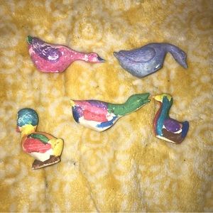 Prebundle 5 ceramic crafting birds
